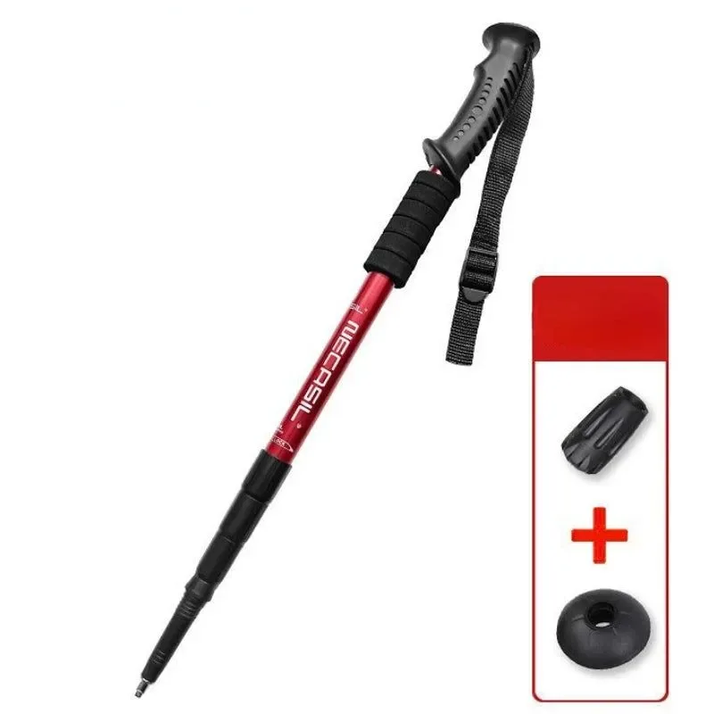 Elite Adjustable Ultralight Aluminium Alloy Trekking Poles – Folding Walking Stick for Trail Running Hiking and Tourism Stylish
