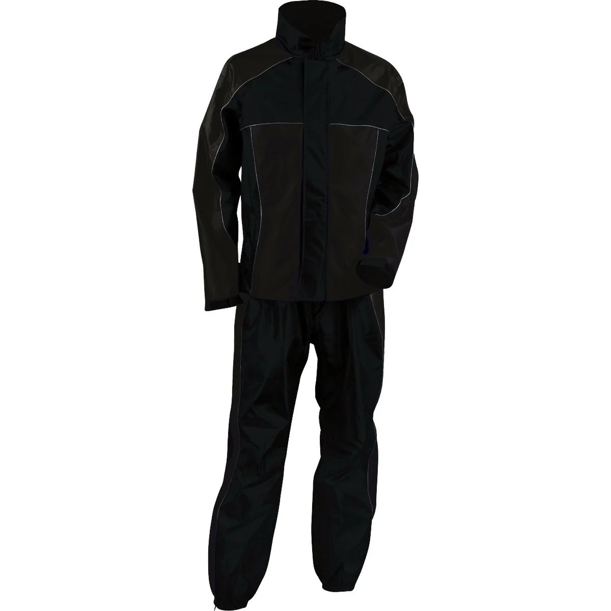 High-Performance NexGen Ladies SH2222 Black Water Proof Rain Suit Refined