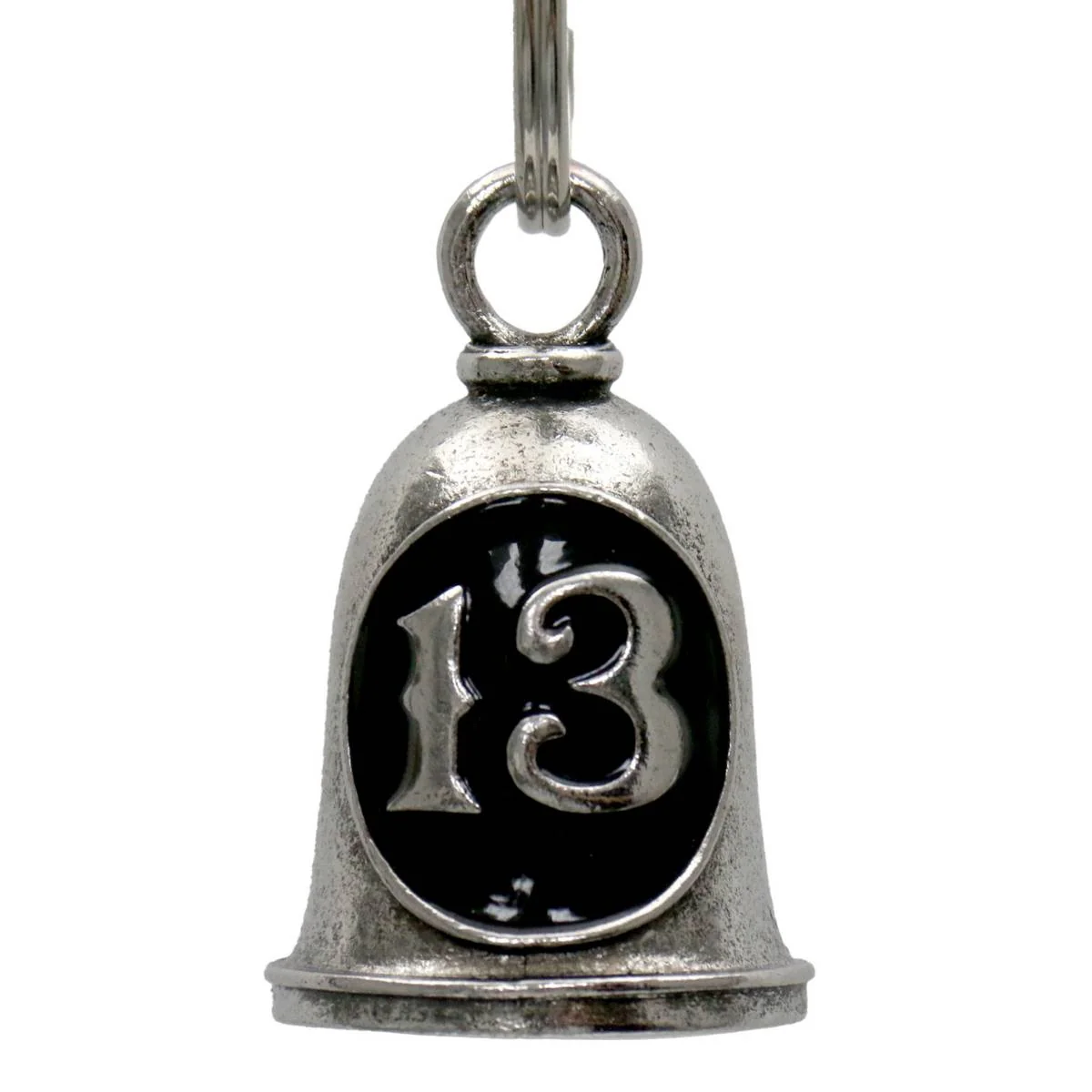 Pure Milwaukee Leather MLB9064 13 Bell Motorcycle Good Luck Bell w Key Ring-Key Chain Accessory for Bikers Enhanced