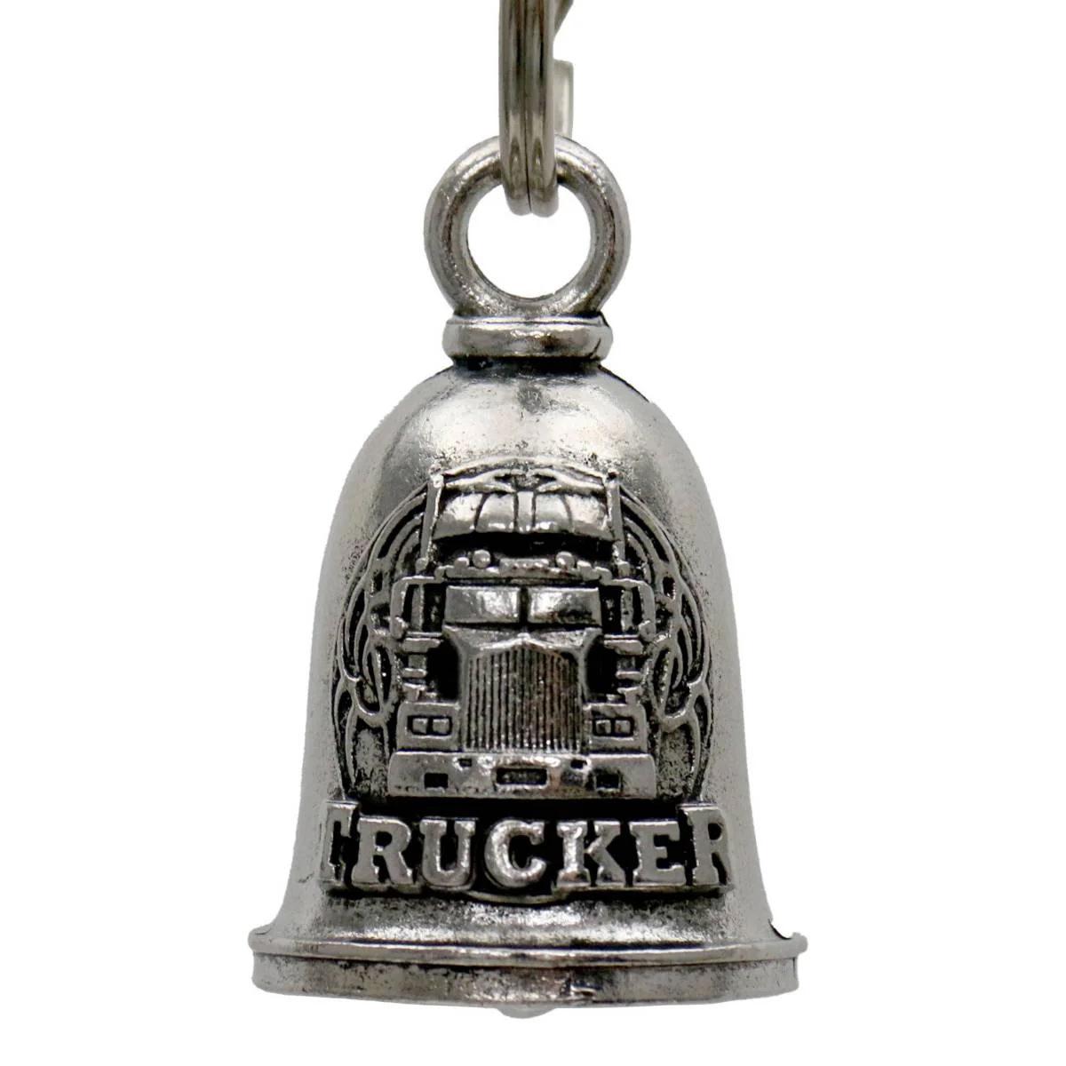 Expertly Made Milwaukee Leather MLB9146 Trucker Motorcycle Good Luck Bell w Key Ring-Key Chain Accessory for Bikers Practical