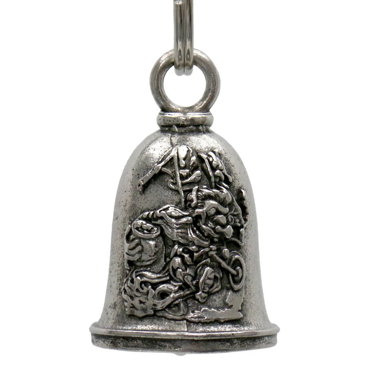 Expertly Made Milwaukee Leather MLB9116 Leprechaun Motorcycle Good Luck Bell w Key Ring-Key Chain Accessory for Bikers Authentic