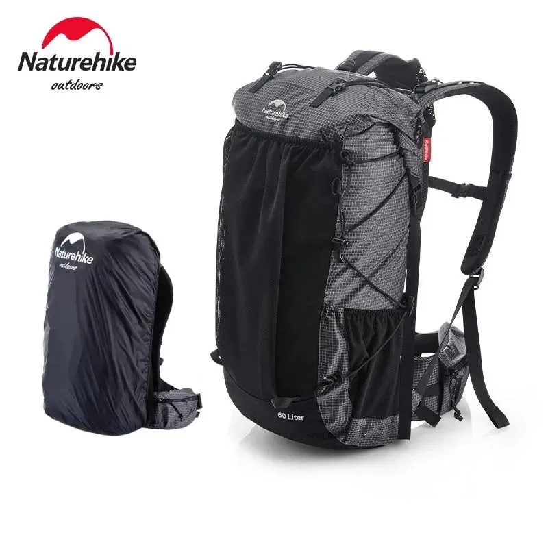 Fast Hiking Backpack Outdoor Sports Bag – 60 5L Large Capacity Ergonomic Design Waterproof Camping Travel Backpack Smooth