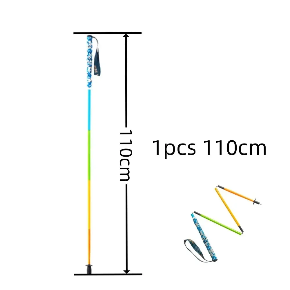 Fashionable Ultra Lightweight Foldable Carbon Fiber Trekking Poles Hiking and Walking Sticks for Mountain Climbing Secure