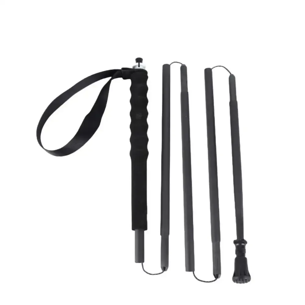 Responsible Ultra-Light 115g Carbon Folding Trekking Pole Collapsible Hiking Stick for Mountain Climbing Crafted