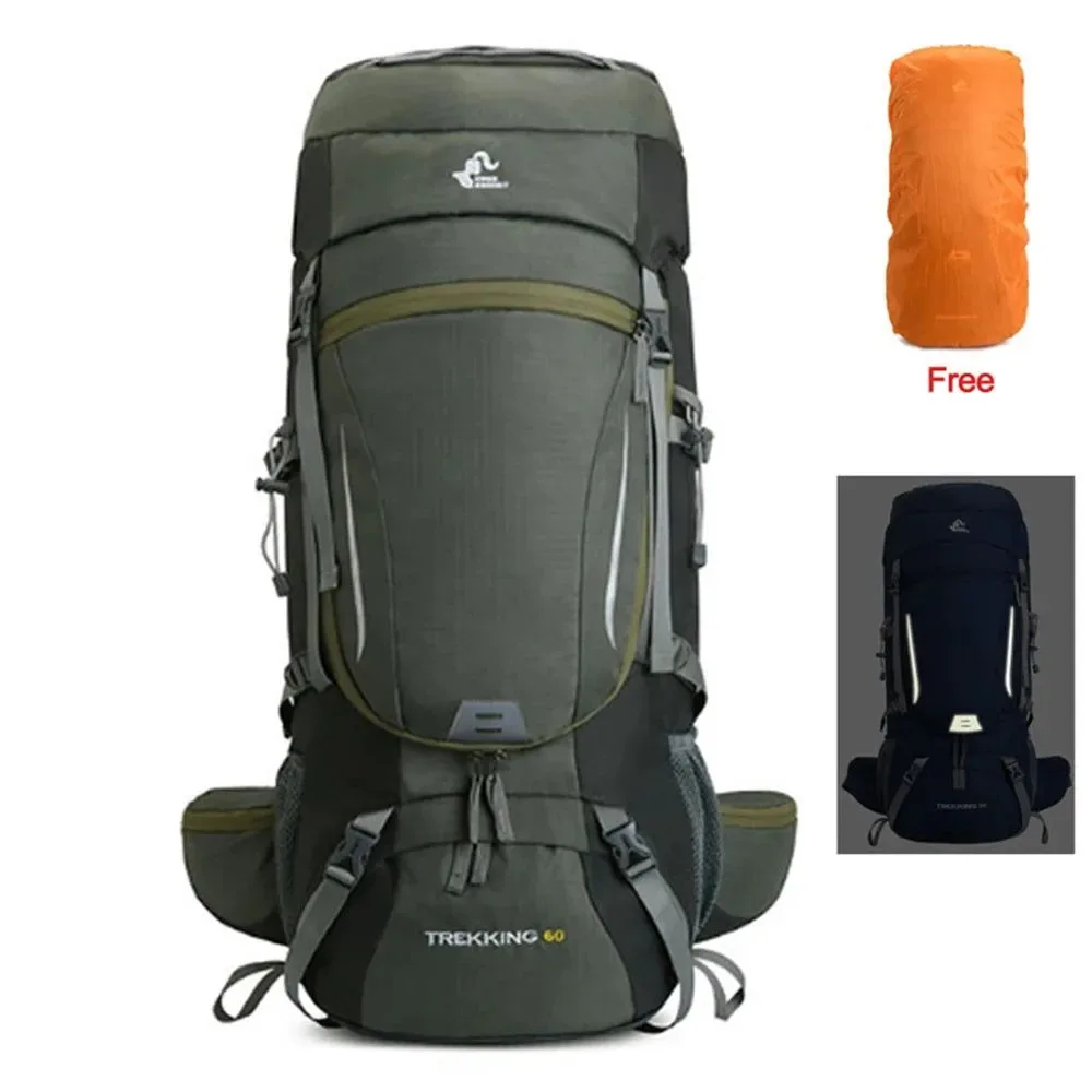 Powerful Men’s 60L Large Hiking Mountaineering Backpack Outdoor Sport Rucksack for Camping and Climbing Exclusive