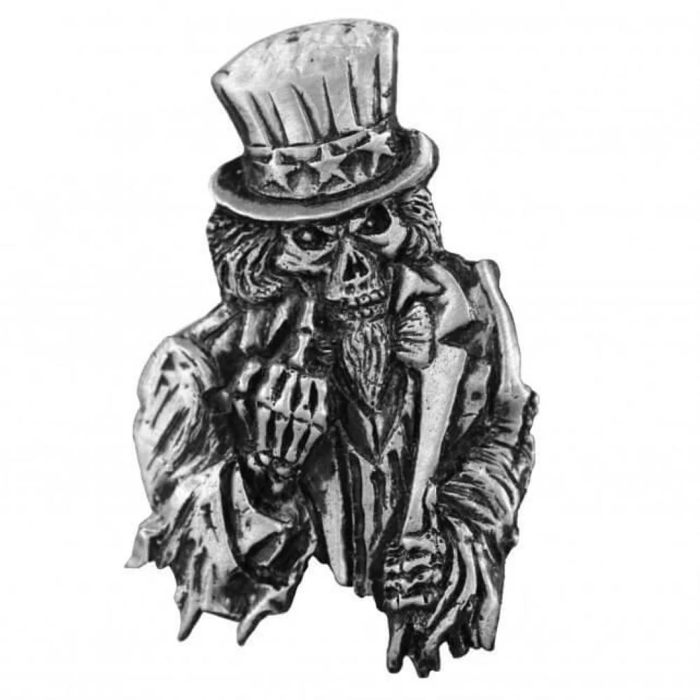 Carefully Designed Milwaukee Leather MLP9273 Uncle Sam Poster Pin For Jackets Vest Hats and Clothing Long-Lasting