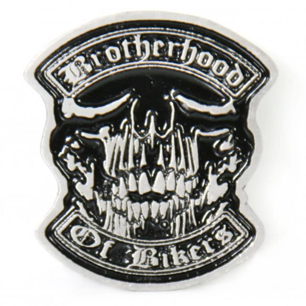 Official Milwaukee Leather MLP9236 Brotherhood of Bikers Pin For Jackets Vest Hats and Clothing Fashionable