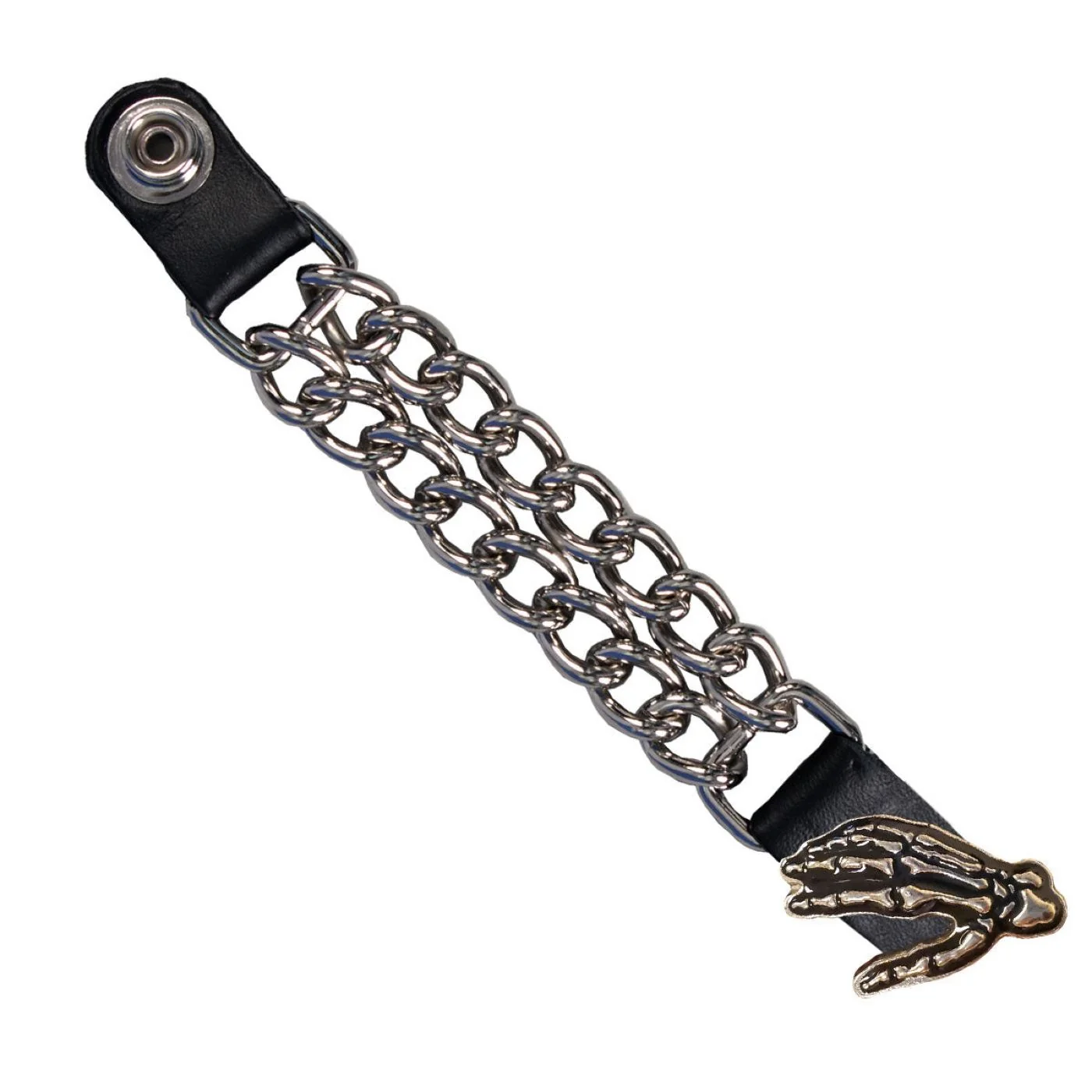 Luxury Hot Leathers Skeleton Hand Vest Extender VXC1035 Innovative