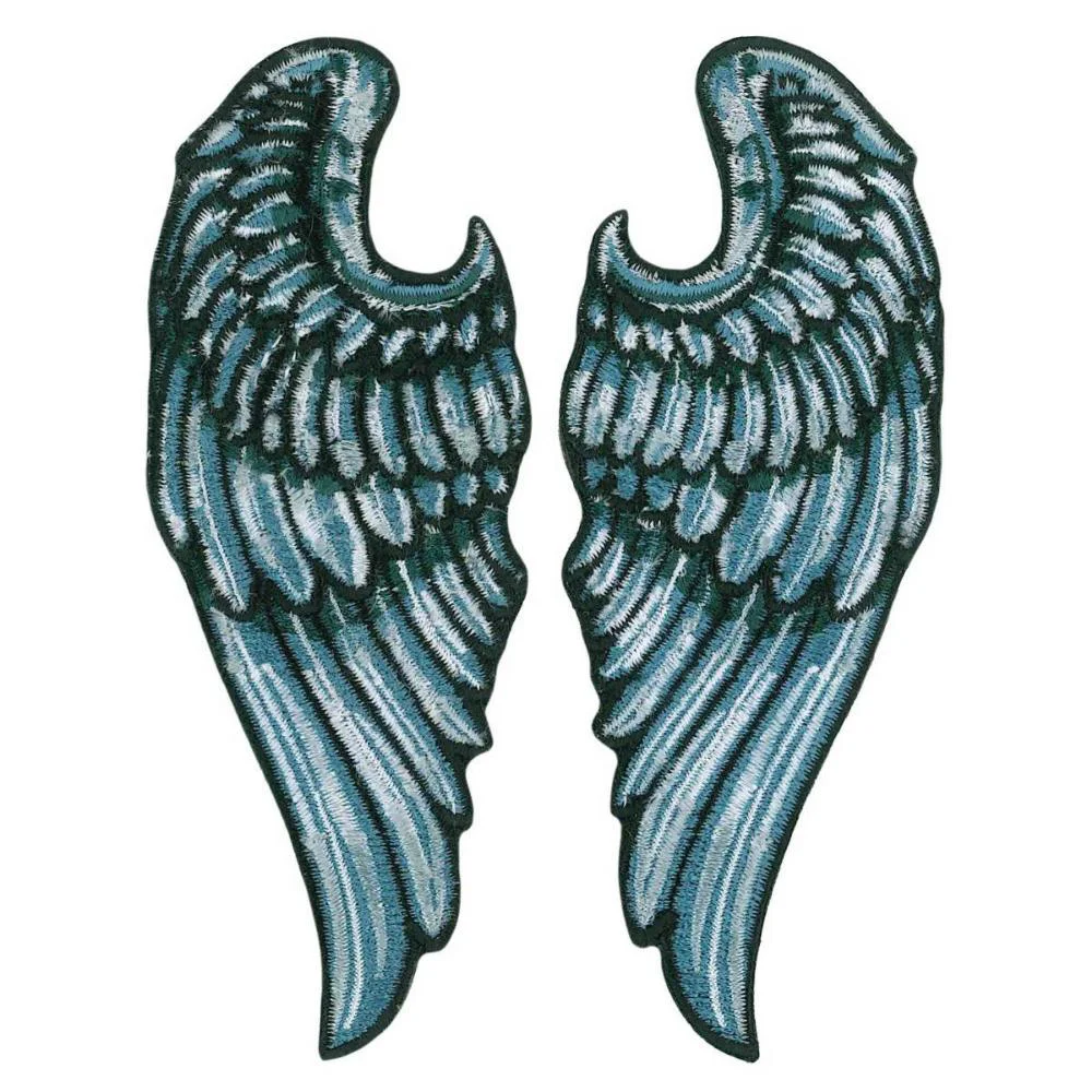 Responsible Hot Leathers Angel Wings 2 4 3.6 X 4.39 Embroidered Patch PPQ2398 Sustainable