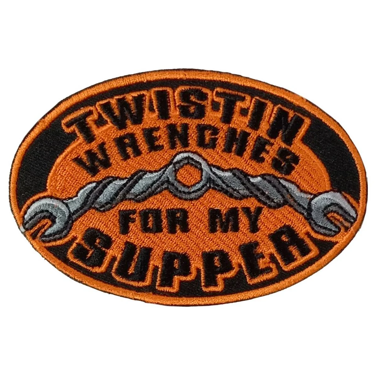 Breathable Hot Leathers Twistin Wrenches 4 X 2.5 Embroidered Patch PPW1262 Unique