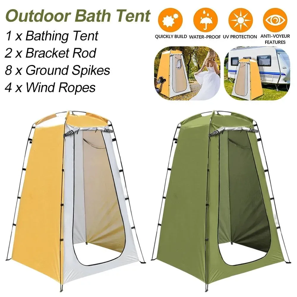 Pure Outdoor Privacy Shower Tent – Waterproof Changing Room Shelter for Camping Hiking Mobile Toilet Beach Privacy Environmentally Friendly