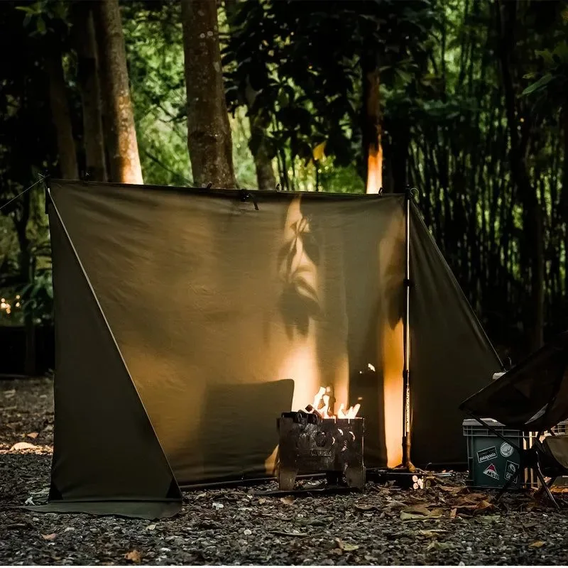 Luxury OneTigris Survivalist Heavy Duty Terylene Cotton Wind Tarp – BULLBAT T C Camping Tarp for Campfires and Outdoor Cooking Spaces Crafted