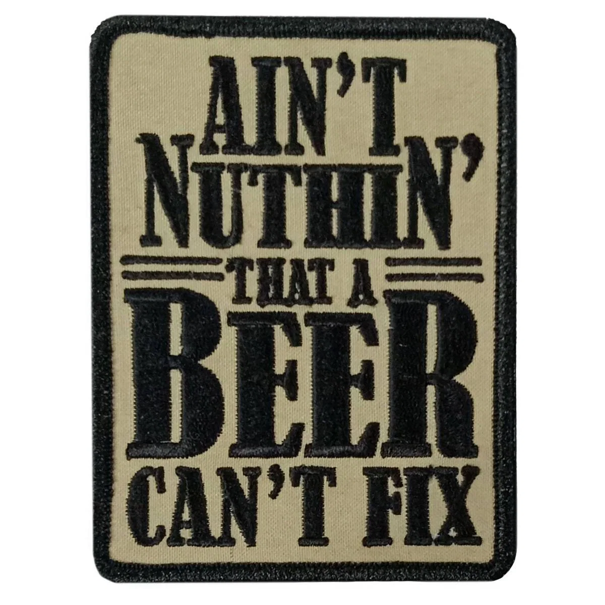 Durable Hot Leathers Beer Cant Fix 3 X 4 Embroidered Patch PPW1157 Artisan