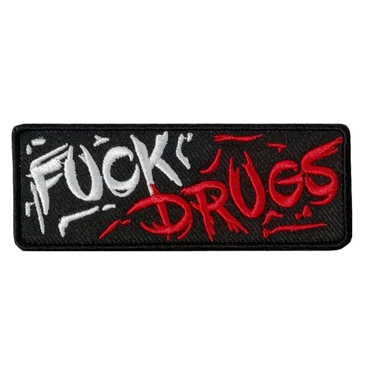 Safe Hot Leathers Fuck Drugs 4 X 2 Embroidered Patch PPW1101 Professional