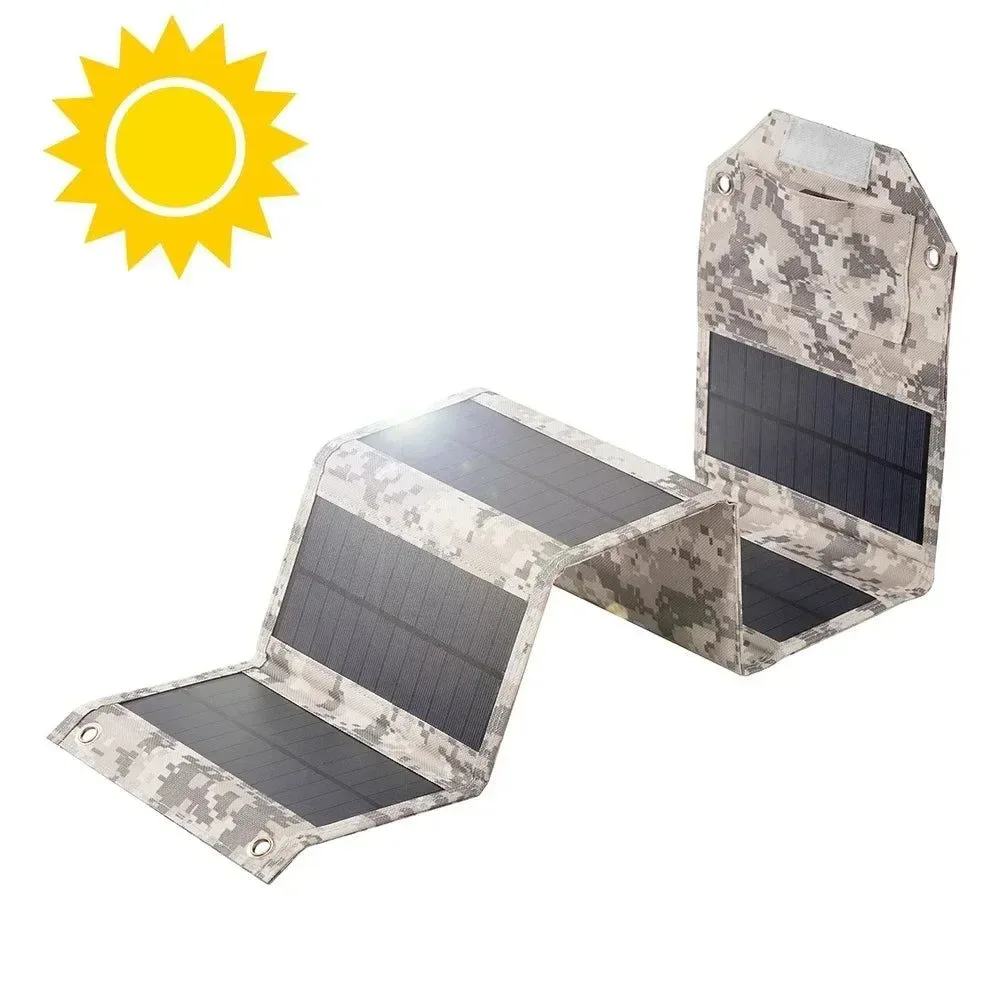 Outstanding 100W Foldable Solar Panel USB 5V Solar Charger – Portable Solar Cell for Outdoor Phone Power Bank Camping Hiking Comfortable