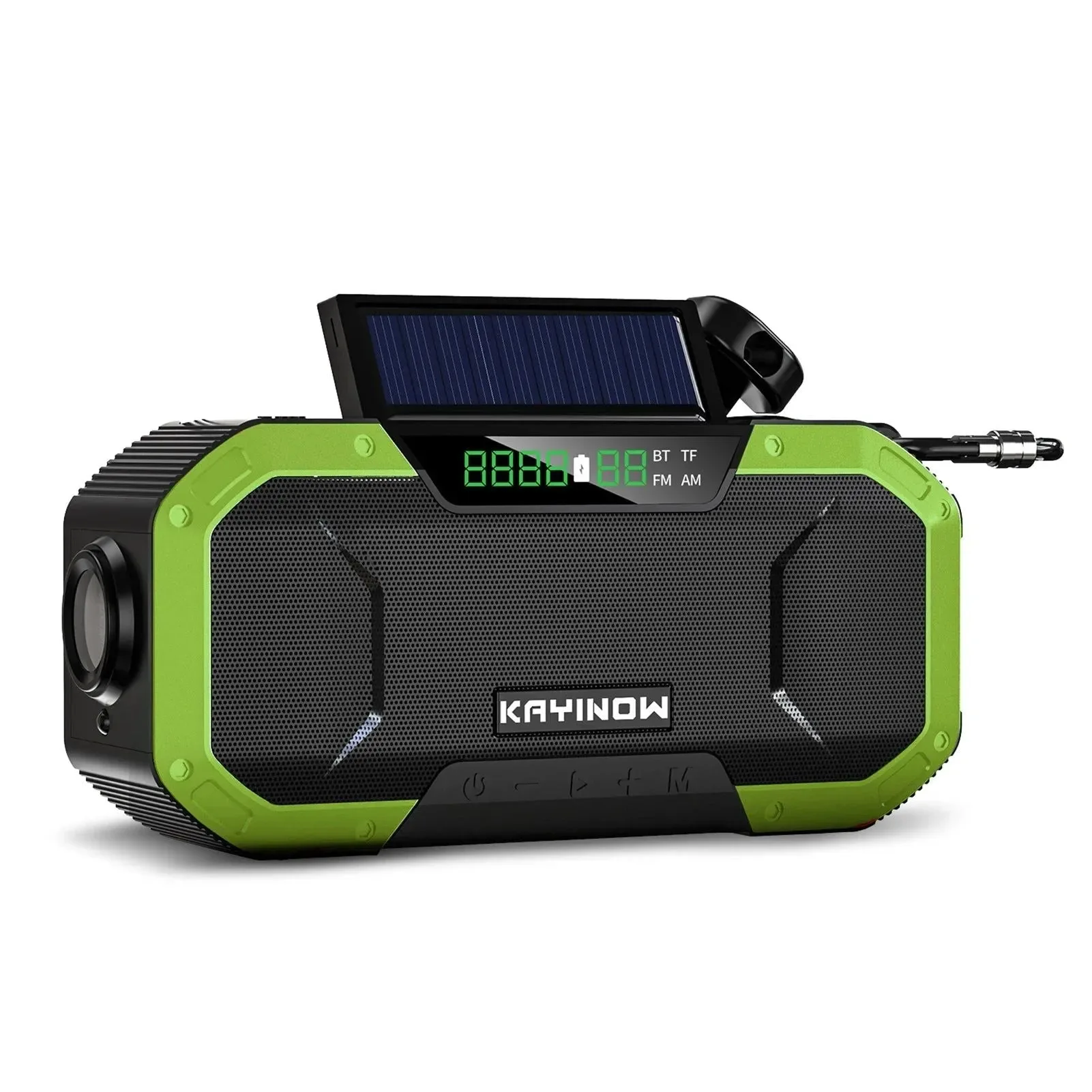 Exclusive Emergency Solar Hand Crank Radio 5000mAh Power Bank Charger Flashlight for Outdoor Camping Survival Traditional