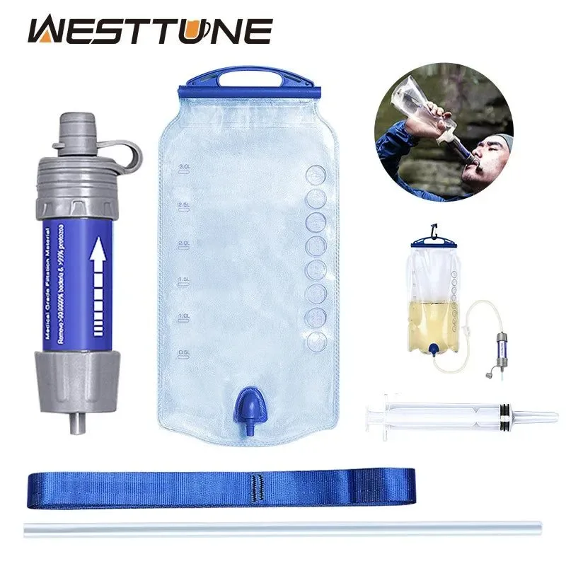 Elegant Outdoor Purification Water Filter Straw – Essential Camping Equipment Water Purifier for Survival and Emergency Supplies Dependable