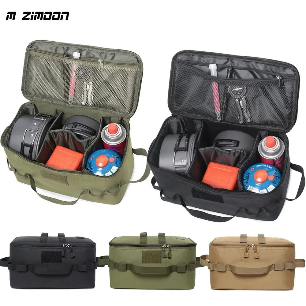 Certified Outdoor Storage Bag for Camping Gas Canister and Cookware Picnic Tools Organizer Carrier Optimized