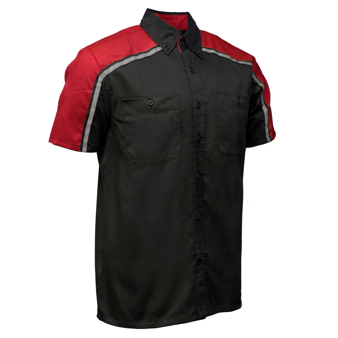 Safe MMCC Men’s Delco Red Cotton Mechanic Shirt – MDM11606MMCC Delco Mechanic Shirt Solid