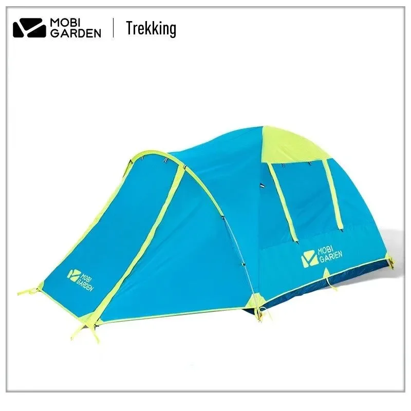 Selected Outdoor Camping Mountaineering Windproof Rainproof Double Layer Tent Cold Mountain 3AIR Lobby Version Flexible