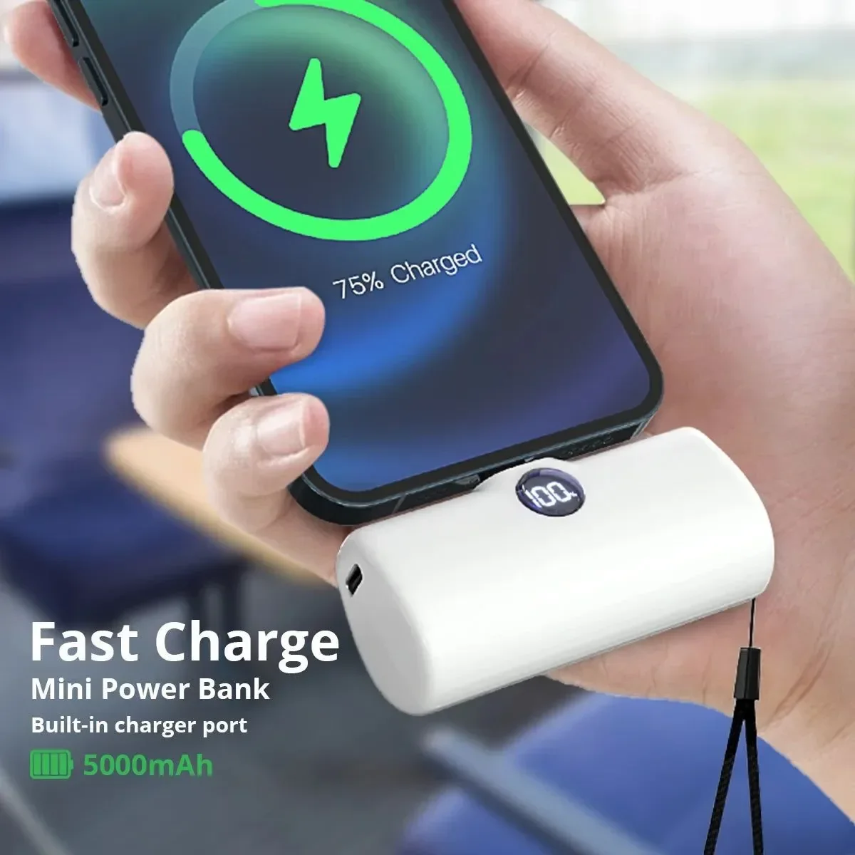 Outstanding Fast Charge Portable Power Bank Mini Lightweight External Battery for iPhone Samsung Xiaomi Honor Fine