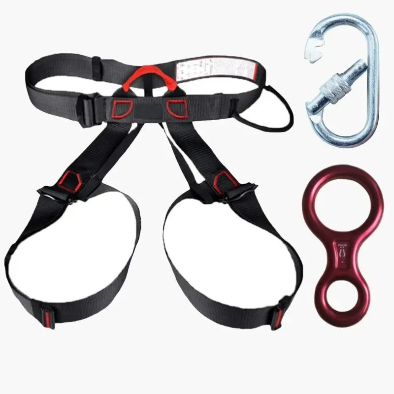 Authentic Outdoor Hiking Climbing Harness Safety Belt – Adjustable Harness for Working Aloft and Glass Exterior Scrubbing User-Friendly
