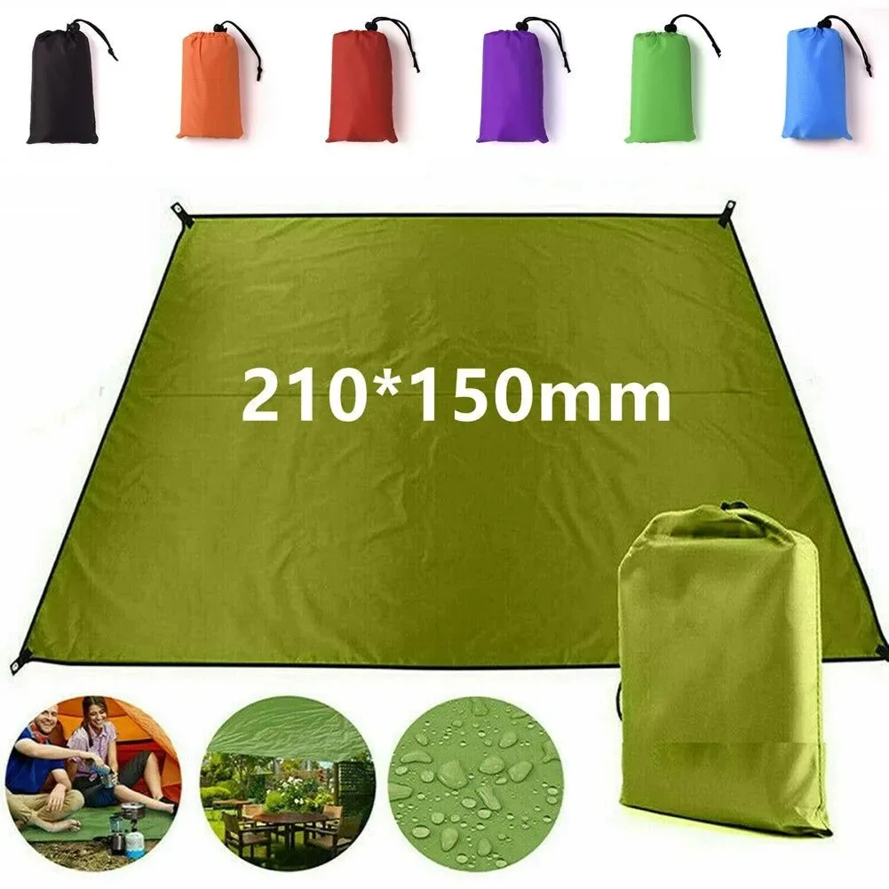 Relaxed Tent Tarp Rain Sun Shade – Hammocks Shelter Waterproof Camping Survival Sun Shelter Picnic Awning Cover Healthy