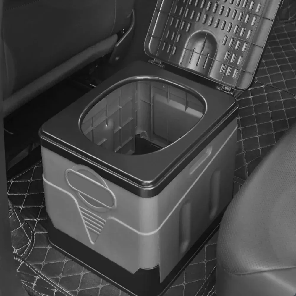 Certified Portable Folding Toilet for Outdoor Camping and Travel – Reusable with Cover Design Relaxed