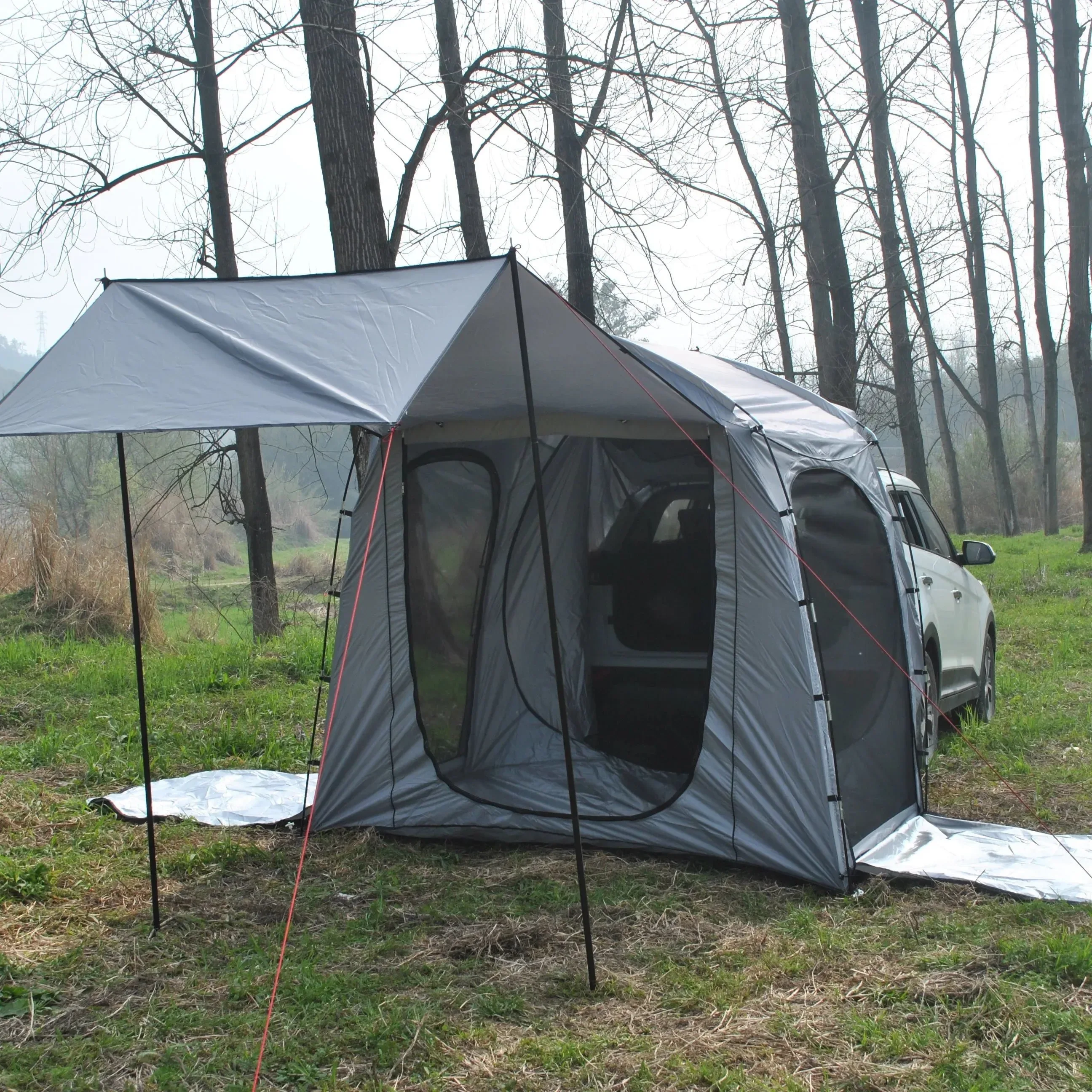 Professional Waterproof Car Tent with Canopy – Car Tailgate Canopy Tent Vehicle SUV Tent and Standalone Dome Tent Soft