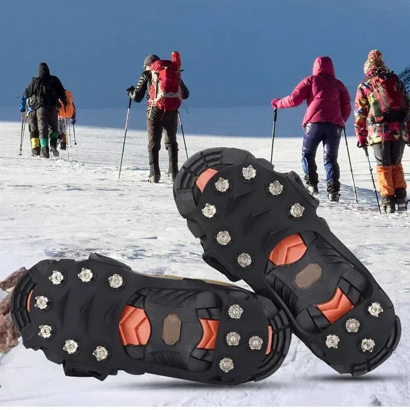Contemporary 11 Teeth Crampons – Anti-Slip Ice Grippers for Hiking Climbing and Winter Shoes Modern