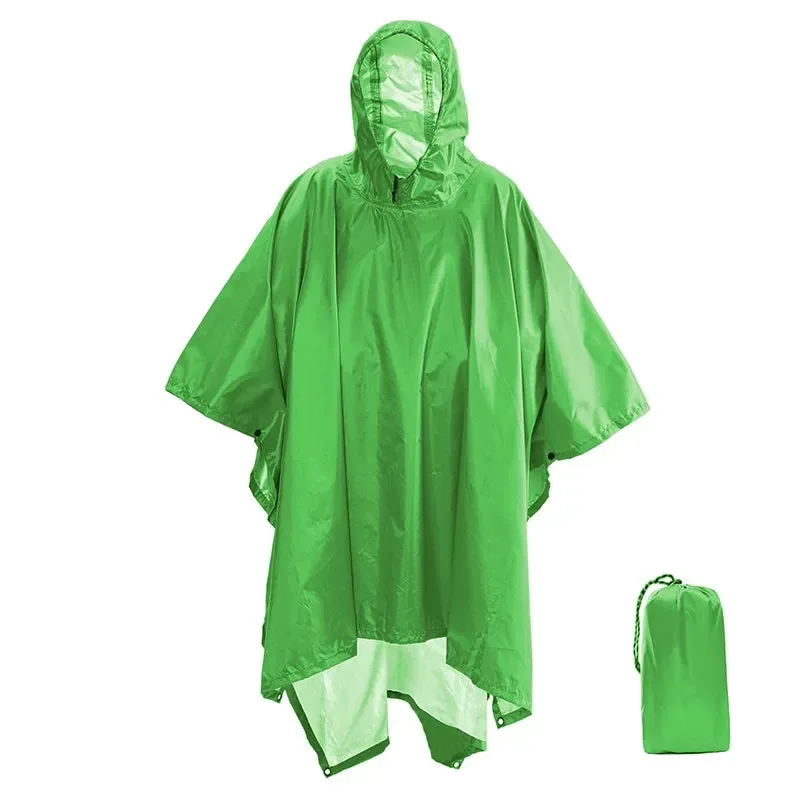 Pure 3-in-1 Outdoor Military Waterproof Raincoat – Rain Coat Awning Picnic Mat for Men and Women Contemporary