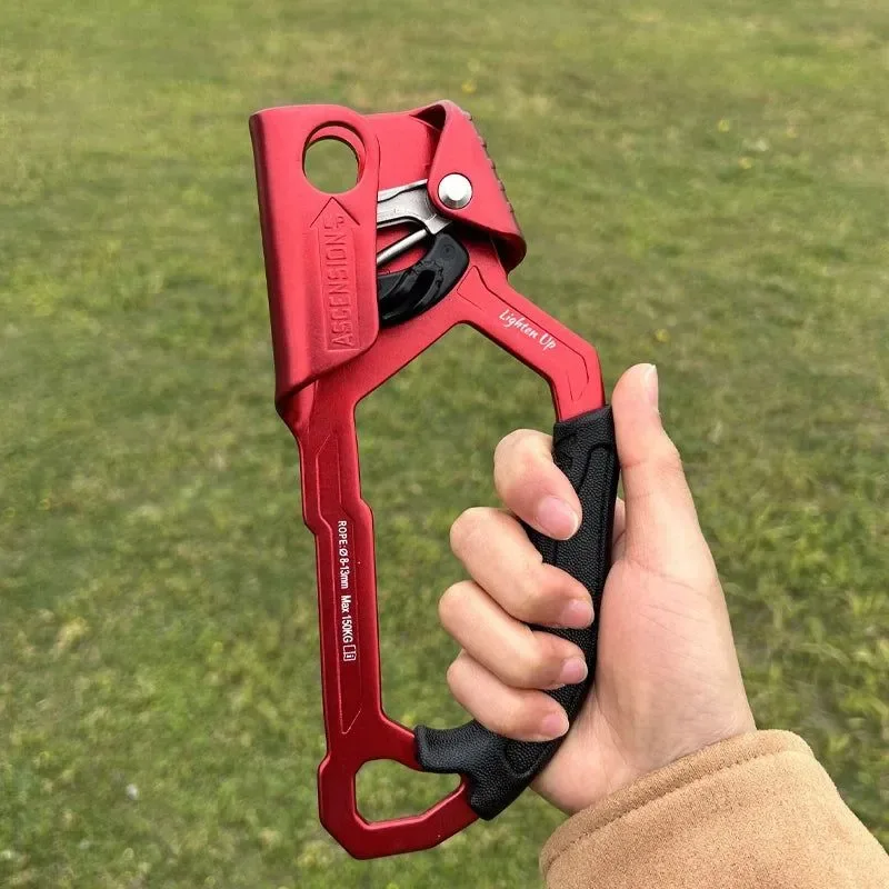 Professional Outdoor Rock Hand Ascender – 8-12mm Rope Access for Climbing Rescue and Caving Top-Quality
