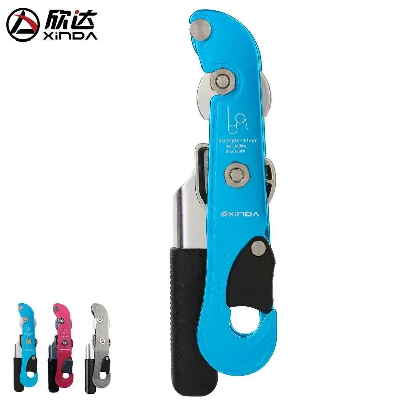 High-Performance Professional Handle-Control Descent Device for Rock Climbing – STOP Abseiling and Rappelling Brake Sustainable
