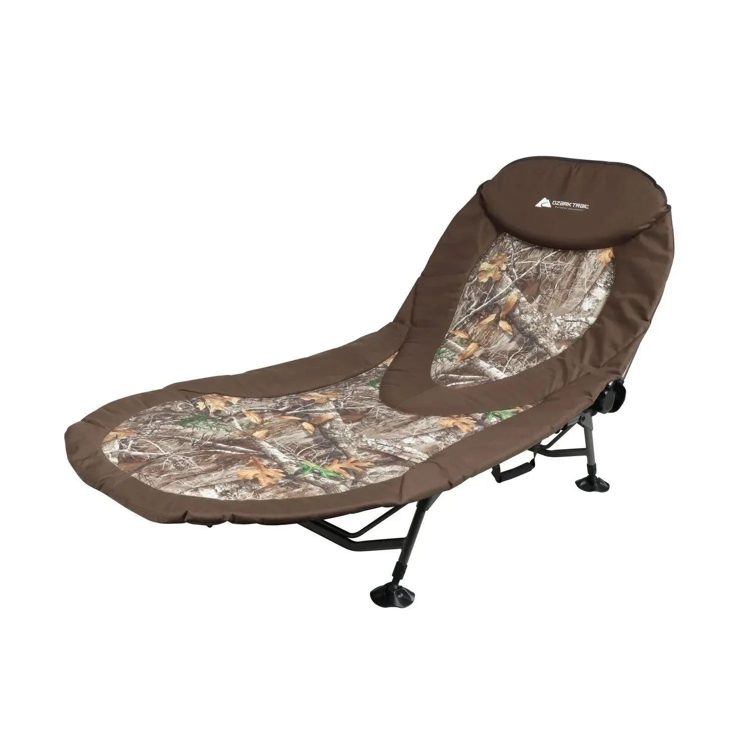 Efficient Adjustable Camo Camping Cot – North Fork Folding Cot 77.9 L x 31 W Portable for Outdoor Use Smooth