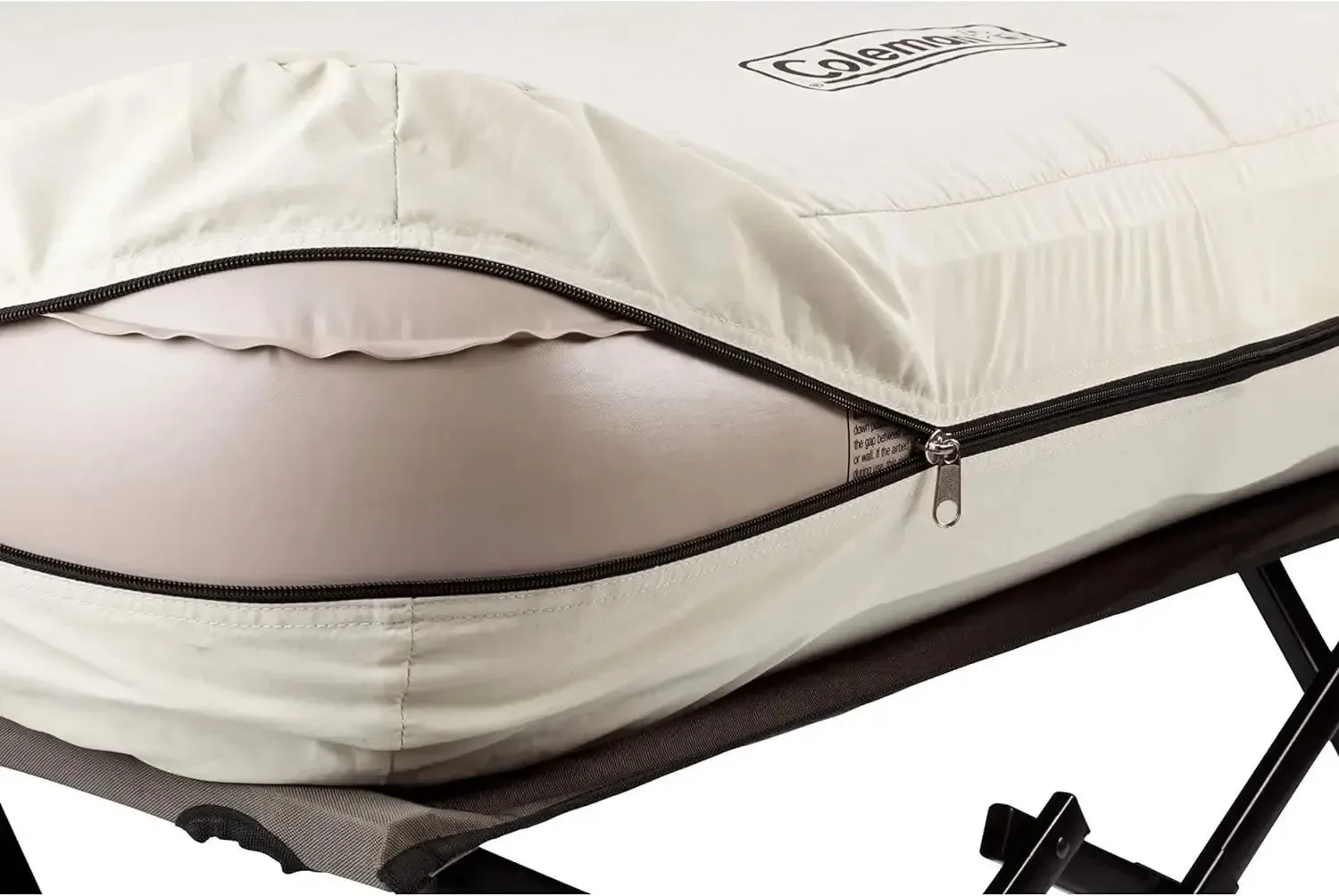 Luxury Coleman Camping Cot Combo – Folding Cot Air Mattress Side Table Pump for Comfortable Camping Proven