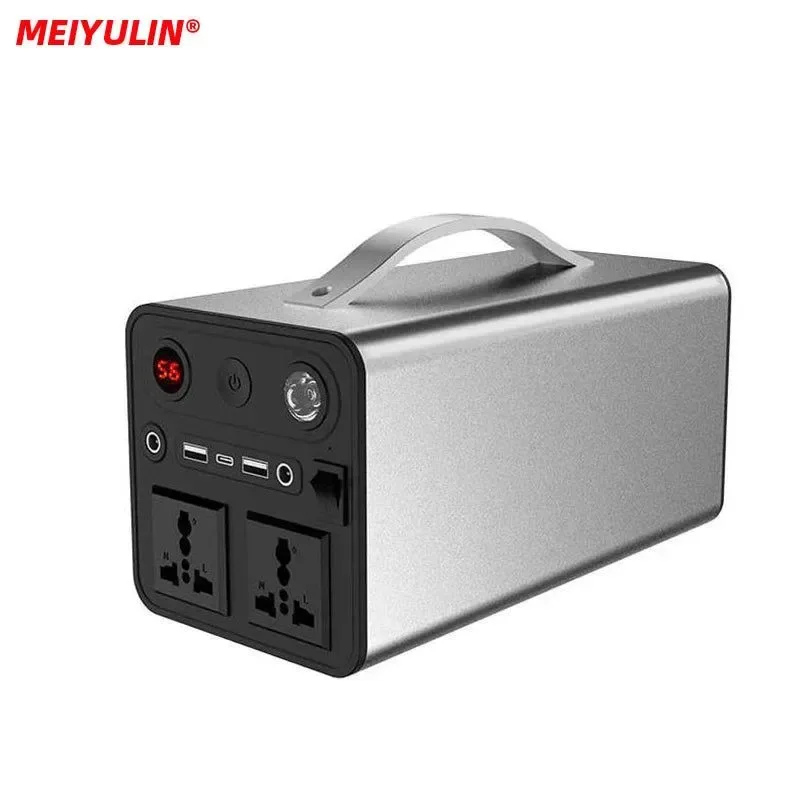 Easy-to-Use 300W Portable Solar Power Station — 68000mAh LiFePO4 Battery for Camping Backup Breathable