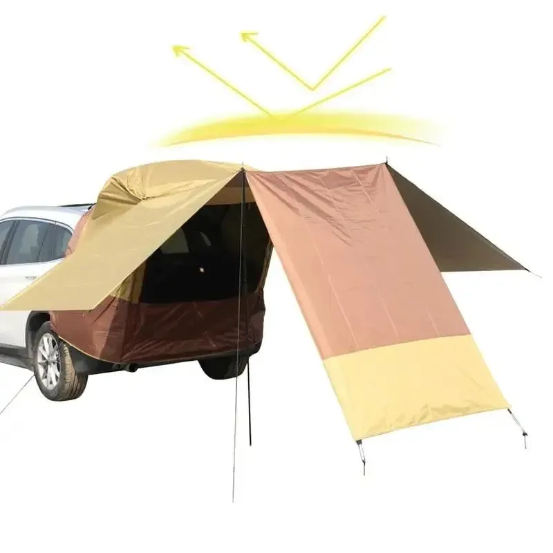 Optimized SUV Tent for Camping – Spacious Waterproof and Portable Outside Shelter Trailer Tent Reusable