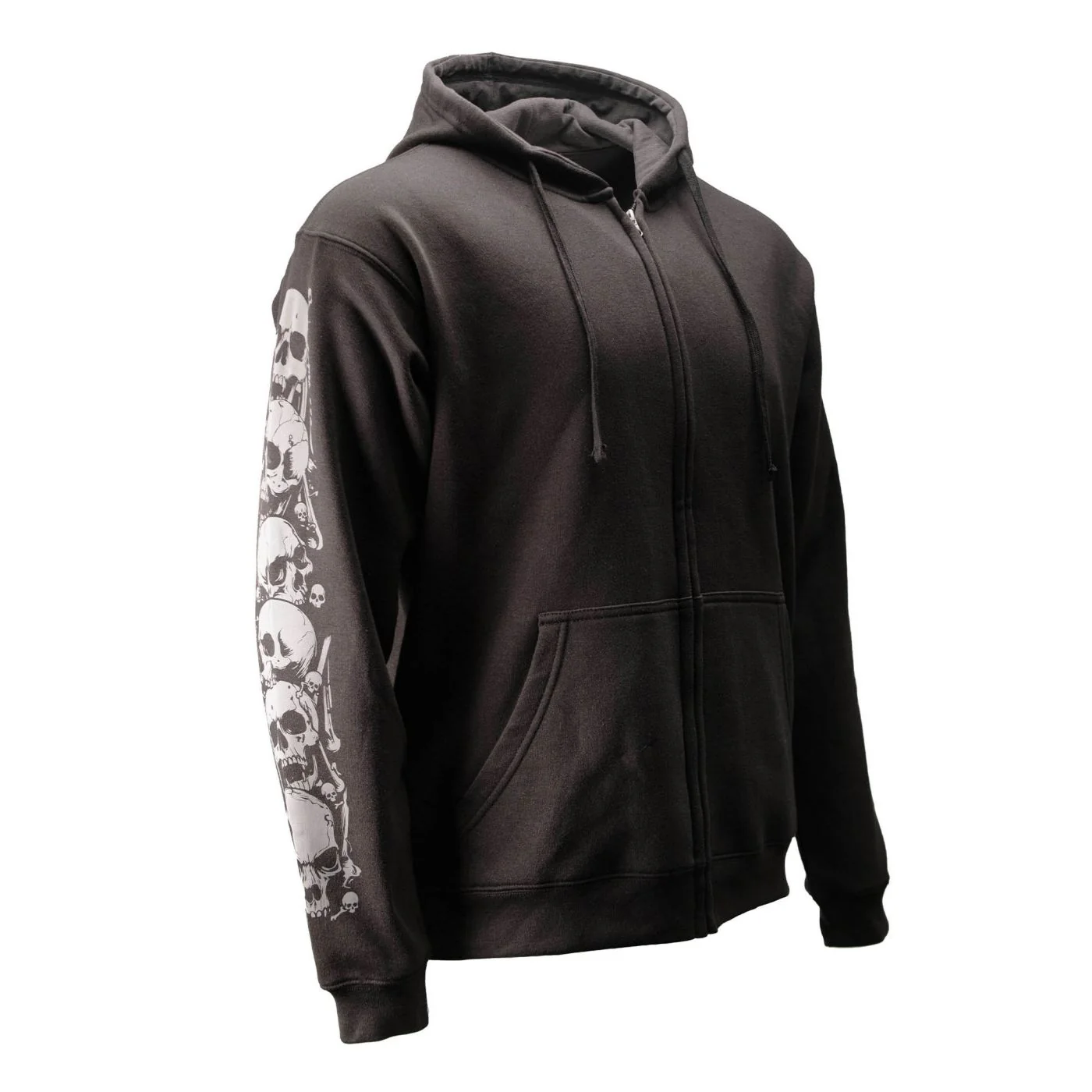 Green MMCC Men’s Bare Bones Cotton Full-Zip Hoodie – MPM1680 First-Class