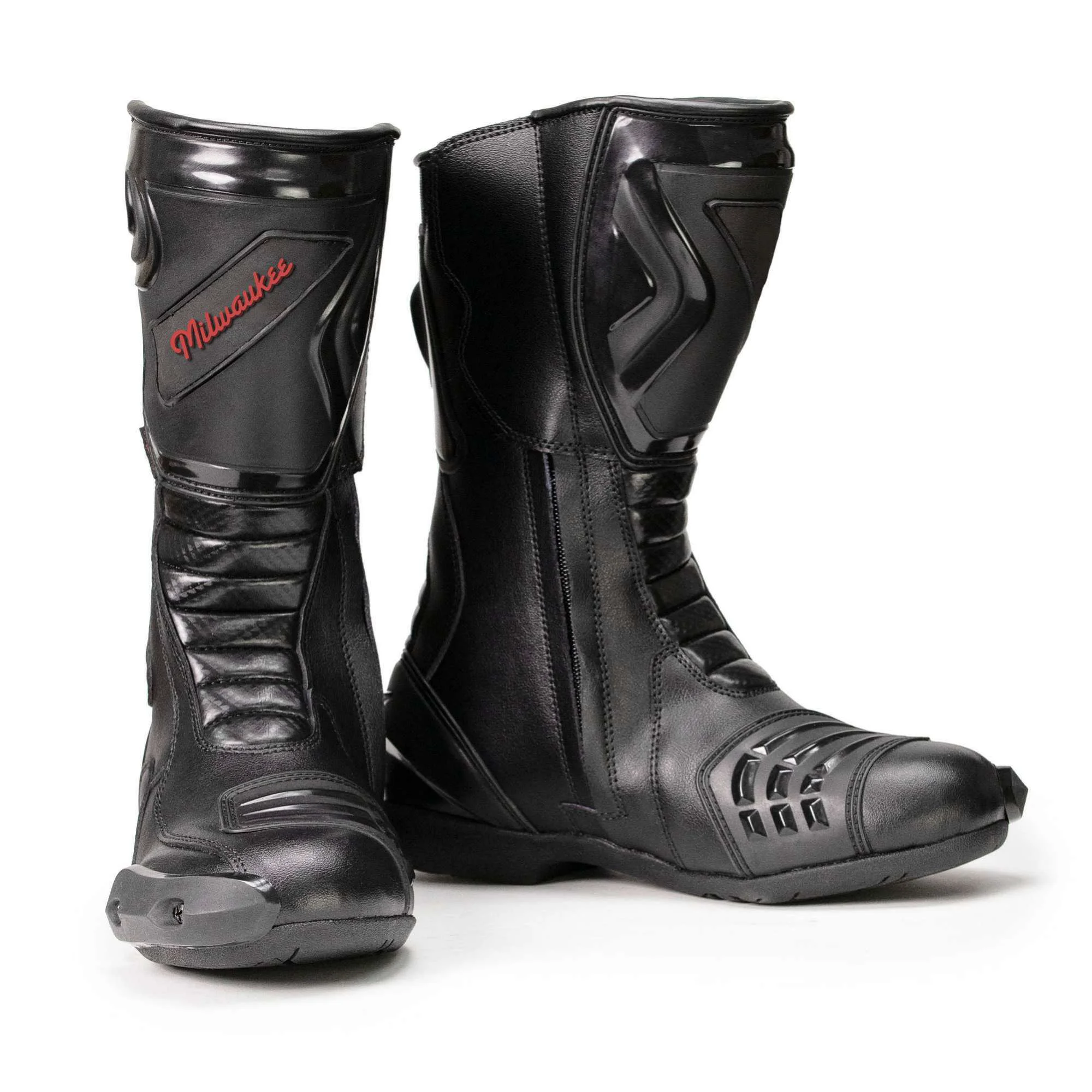 Authentic MMCC Men’s Type-R Black Motorcycle Boots – MBM9181 Top-Quality