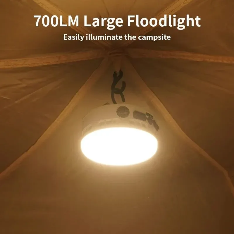 Expertly Made Rechargeable 36W Camping Lantern with Magnet – 700LM LED 4800mAh Power Bank 3 Light Modes for Outdoor Emergency Fast