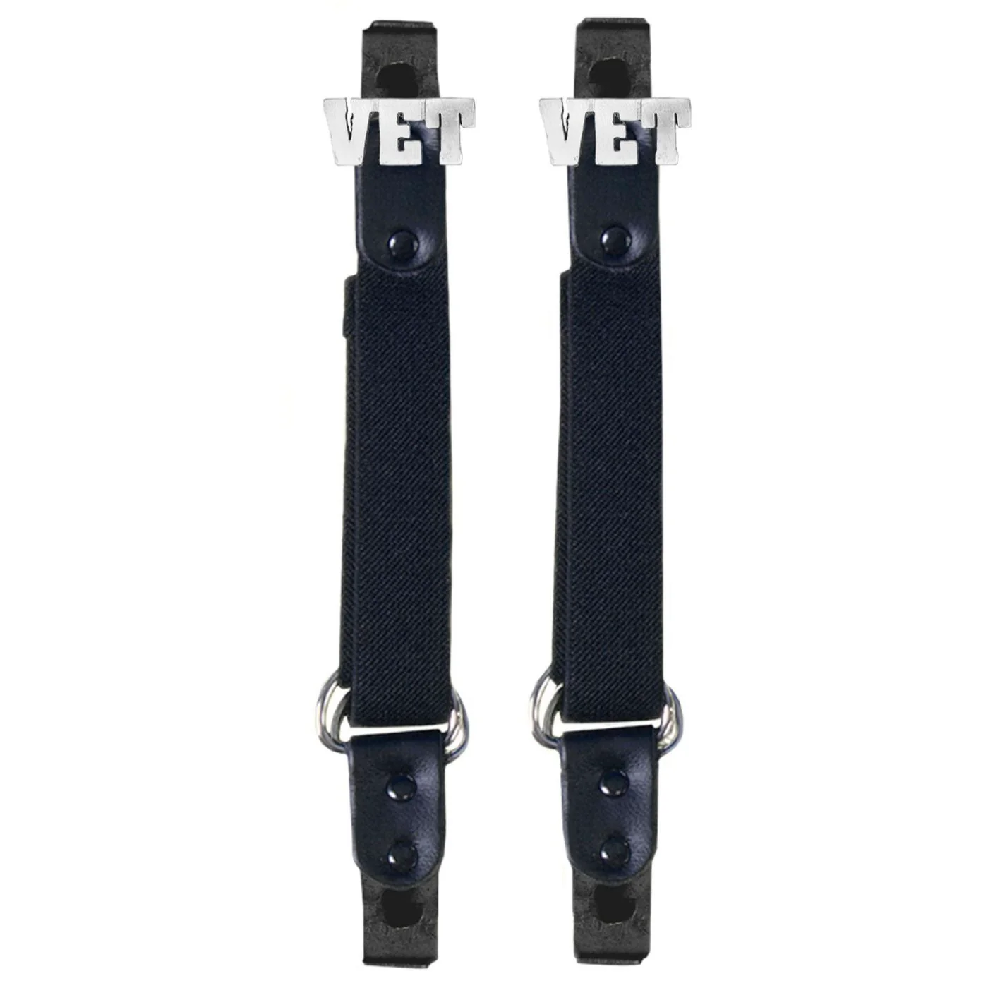 Genuine Milwaukee Leather MLA4017 VET Motorcycle Biker Elastic Bungee Clips for Chaps or Pants Set of 2 Innovative