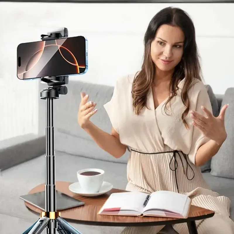 High-Performance 360° Rotating Selfie Stick Tripod with Wireless Remote Phone Holder Convenient