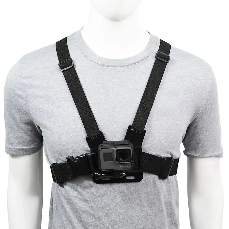 Trendy Adjustable Chest Strap Mount for Action Cameras – Compatible with GoPro Insta360 DJI SJCAM More Top-Quality