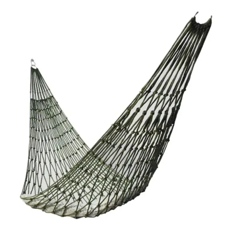 Comfortable Ultralight Camping Hammock – 260cm Nylon Hanging Bed with Tree Straps Crafted