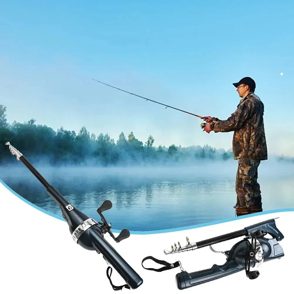 Convenient Carbon Fiber Telescopic Fishing Rod – Portable Foldable Spinning Rod with Reel First-Class