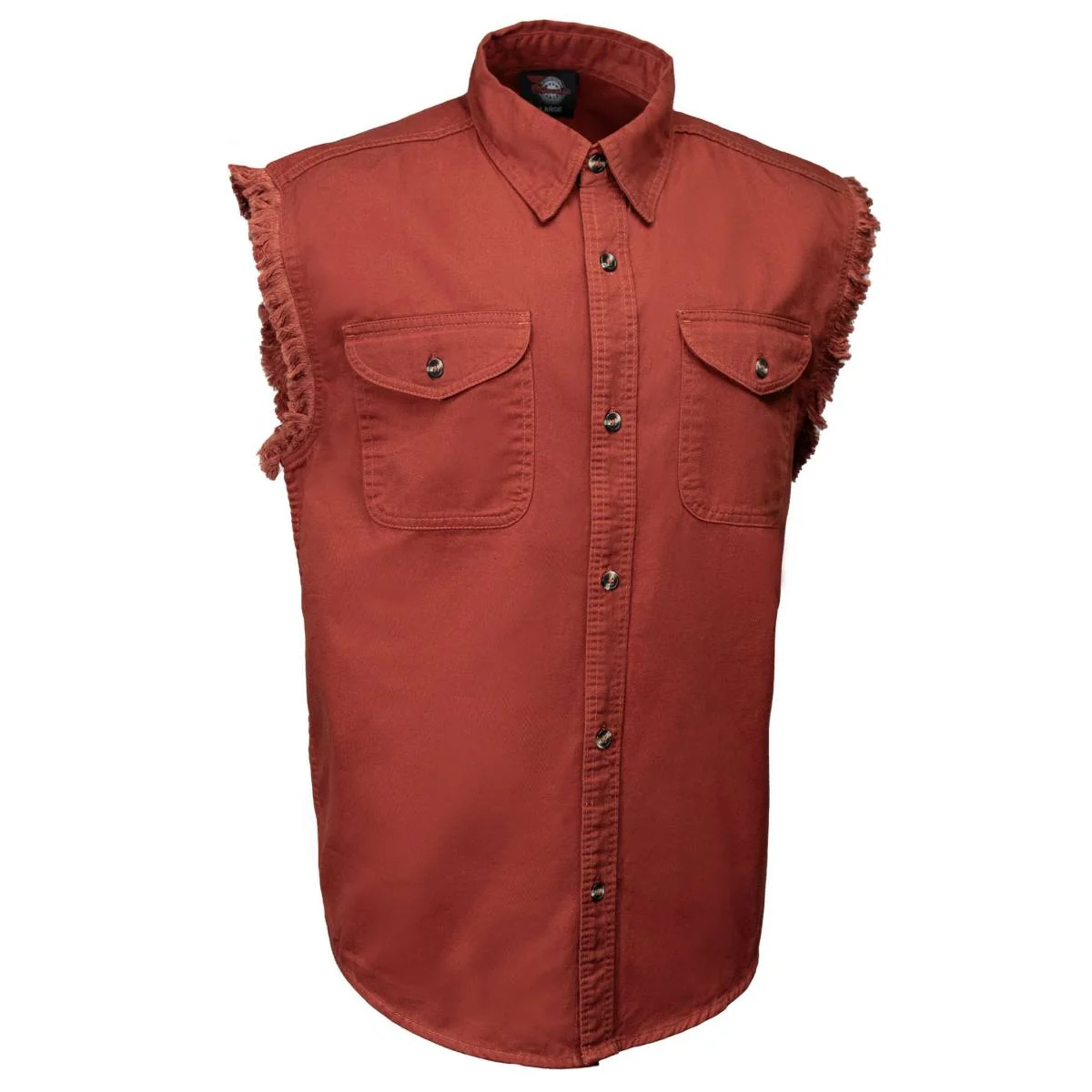 Original Design MMCC Men’s Rustline Cotton Sleeveless Work Shirt – MMC16015MMCC Rustline Sleeveless Cut-Off Work Shirt Classic