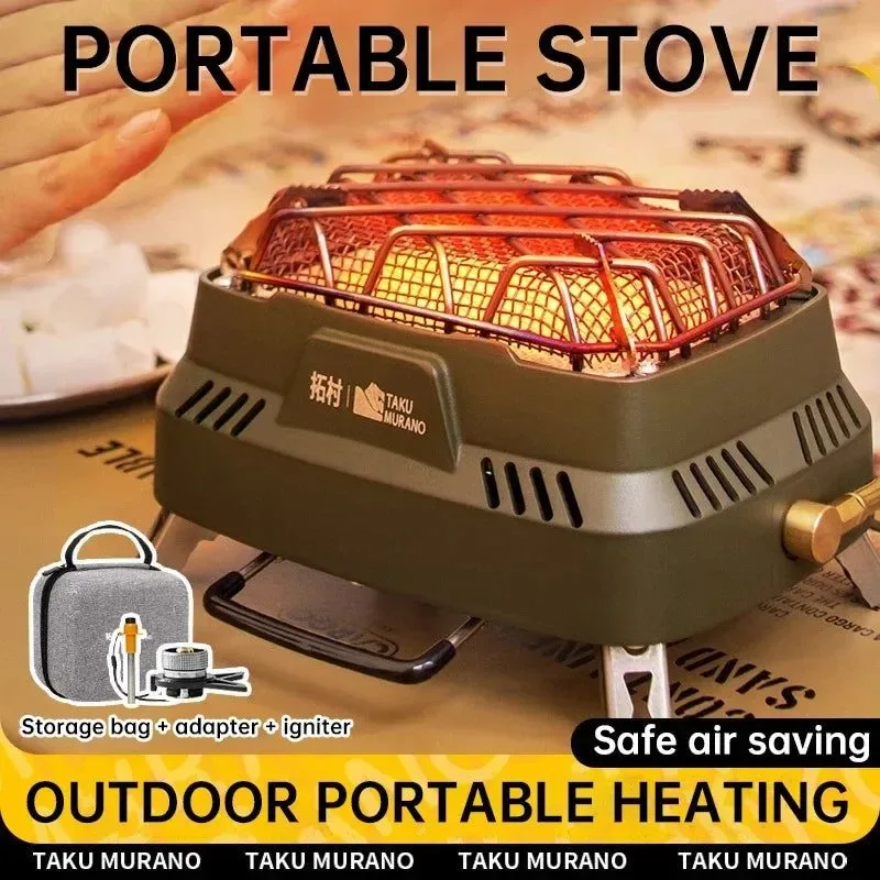 High-Quality Portable Infrared Propane Heater 3500W Split Gas Stove for Camping Outdoor Windproof Heating Artisan