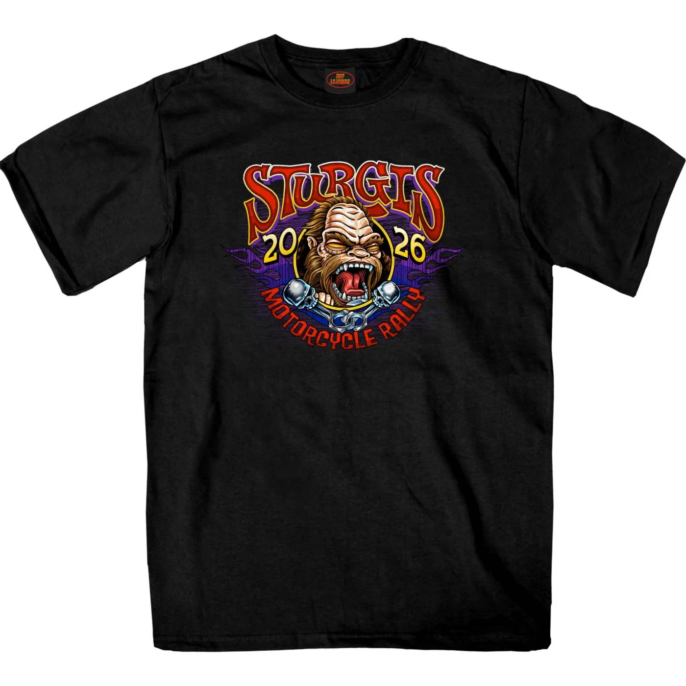 Comfortable 2026 Men’s Sturgis Motorcycle Rally Bigfoot Biker Black Short Sleeve T-Shirt – SPB1242 Fine Crafted