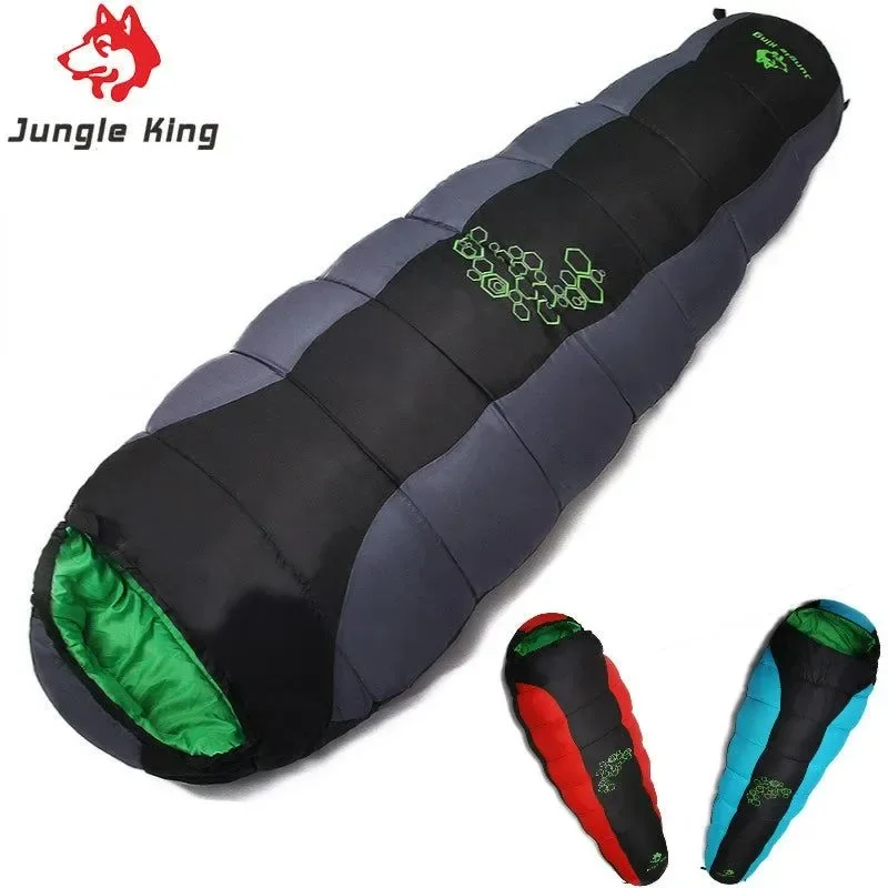 Healthy Thickened Cotton Sleeping Bag for Winter 4-Season Mummy Bag with Adjustable Temperature Ratings Convenient