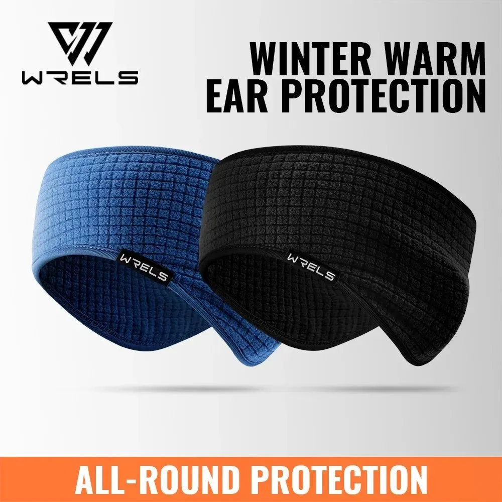 Secure Thermal Fleece Ear Warmer Headband – Running Cycling Ski Windproof Sport Band Enhanced